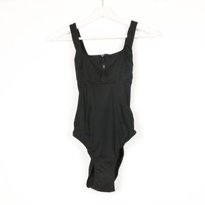 Jets X Back Tank Racer Zip Swimsuit